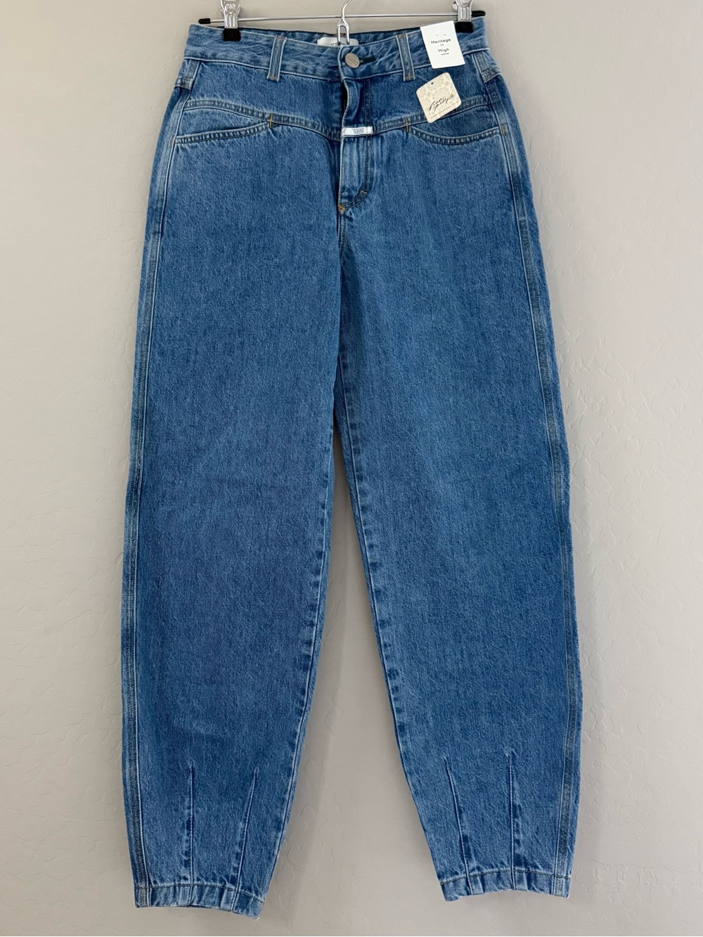 Free People Closed High-Waist Barrel Jeans